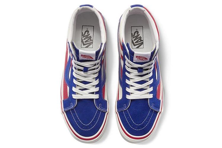 Кроссовки унисекс Vans SK8 Hi 38 DX Anaheim Factory-Stripes, 37 EU