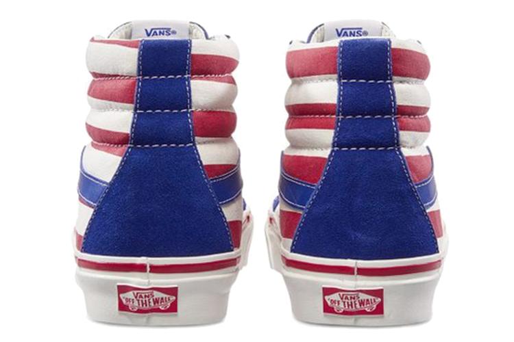 Кроссовки унисекс Vans SK8 Hi 38 DX Anaheim Factory-Stripes, 37 EU