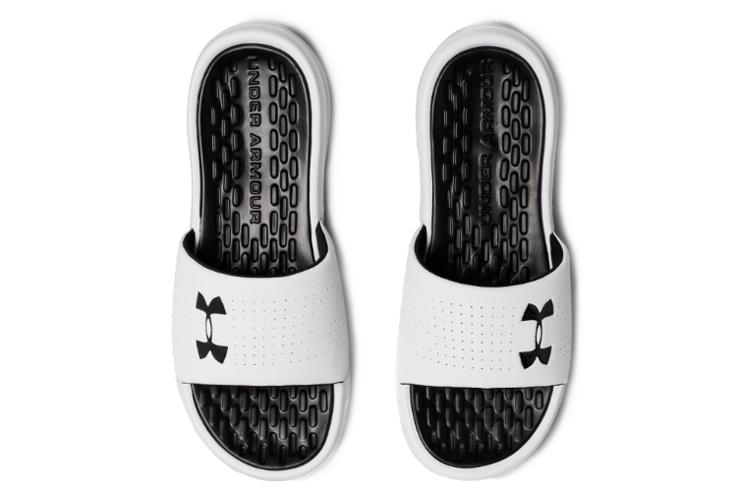 Сланцы мужские Under Armour Playmaker Fixed Strap белые, черные, 46 EU