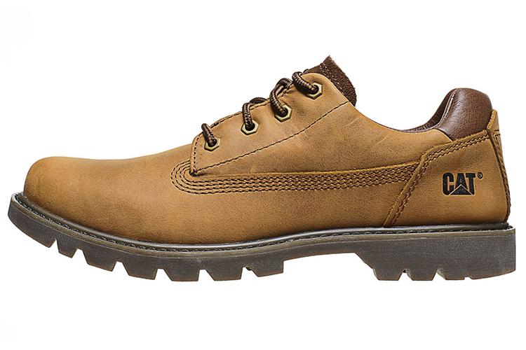 Полуботинки унисекс Cat P110627L1BDC43 коричневые и красные