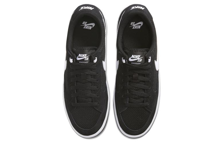 Кеды унисекс Nike SB Adversary черные, 36.5 EU