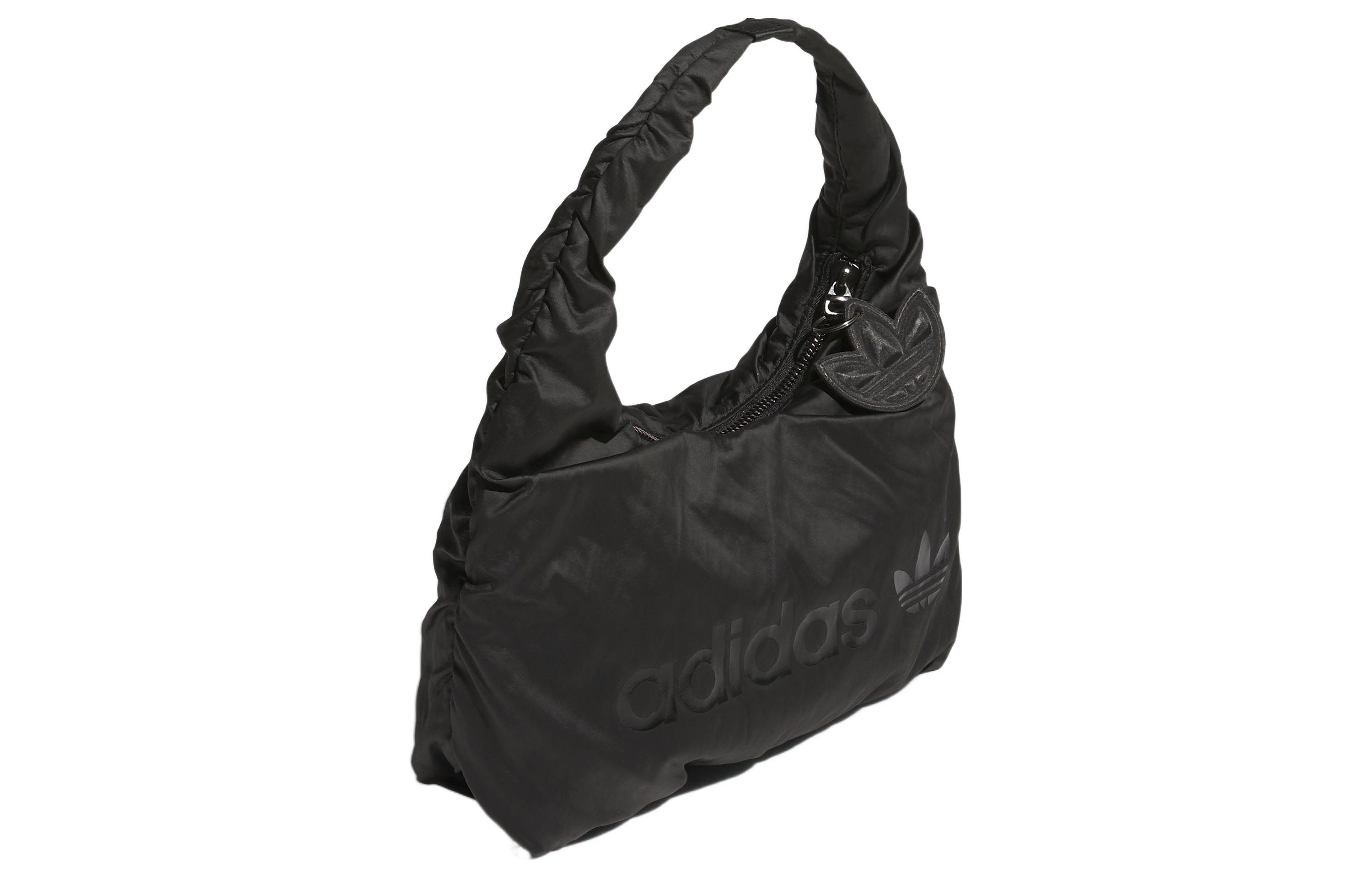 Спортивная сумка женская Adidas Satin Cloud Bag черная, малого размера