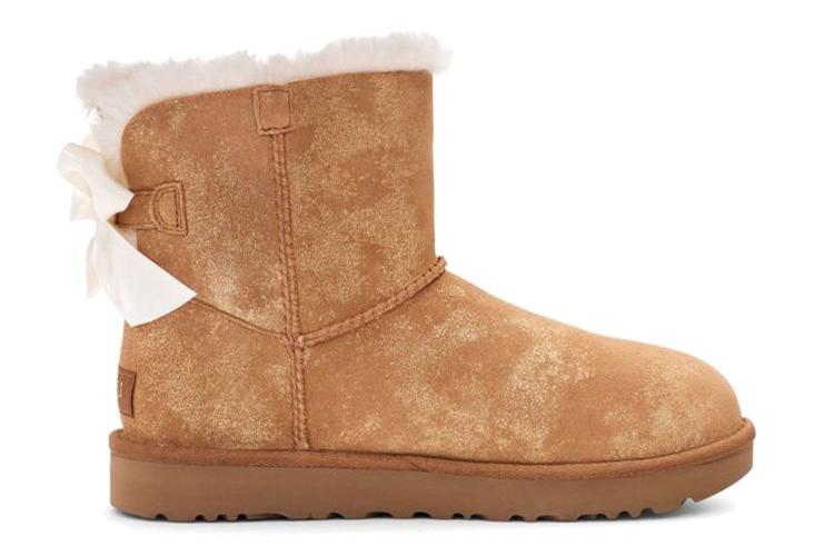 Зимние сапоги женские UGG Mini Bailey Bow Glimmer, 38 EU