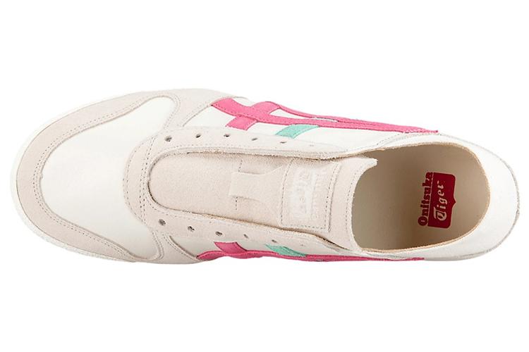 Слипоны женские Onitsuka Tiger Hiina Slip on белые, серые, розовые, 37.5 EU