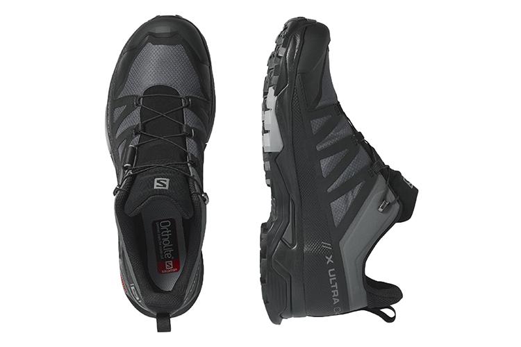 Треккинговые ботинки SALOMON X Ultra 4 Wide Gtx черные, 46 2/3 EU