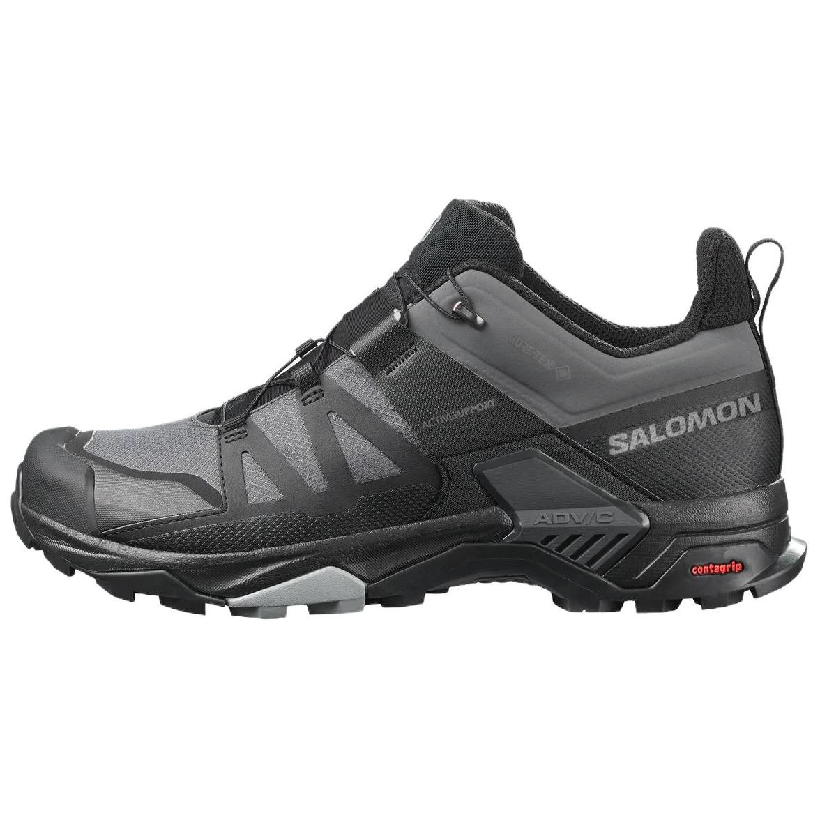 Треккинговые ботинки SALOMON X Ultra 4 Wide Gtx черные, 46 2/3 EU