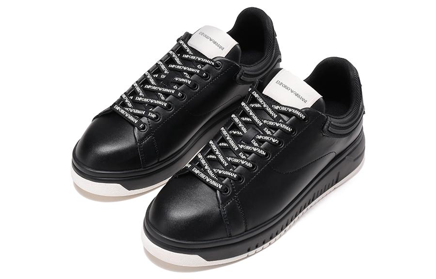 Кеды мужские EMPORIO ARMANI X4X264XN001K001 черные, 39 EU