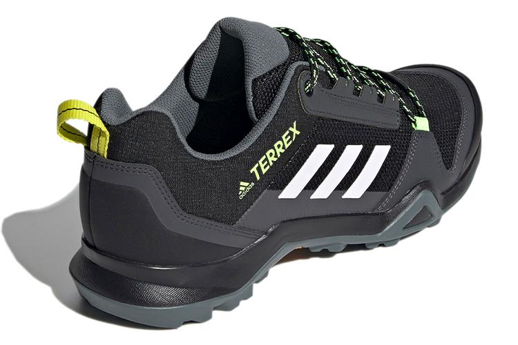 Ботинки мужские Adidas Terrex AX3 черно-кислотно-жёлтые, 40 2/3 EU
