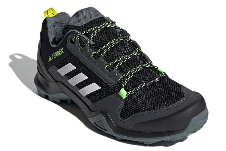 Ботинки мужские Adidas Terrex AX3 черно-кислотно-жёлтые, 40 2/3 EU