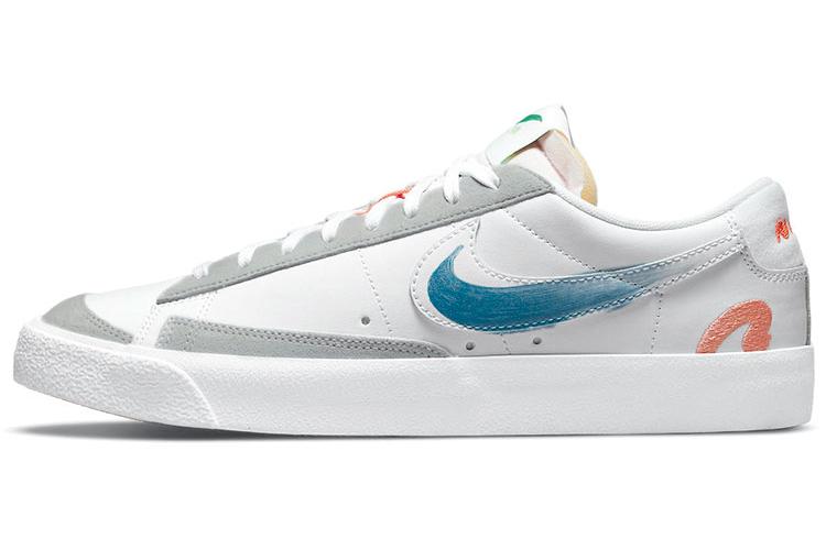 Кеды унисекс Nike Blazer Low 77 Flyleather белые
