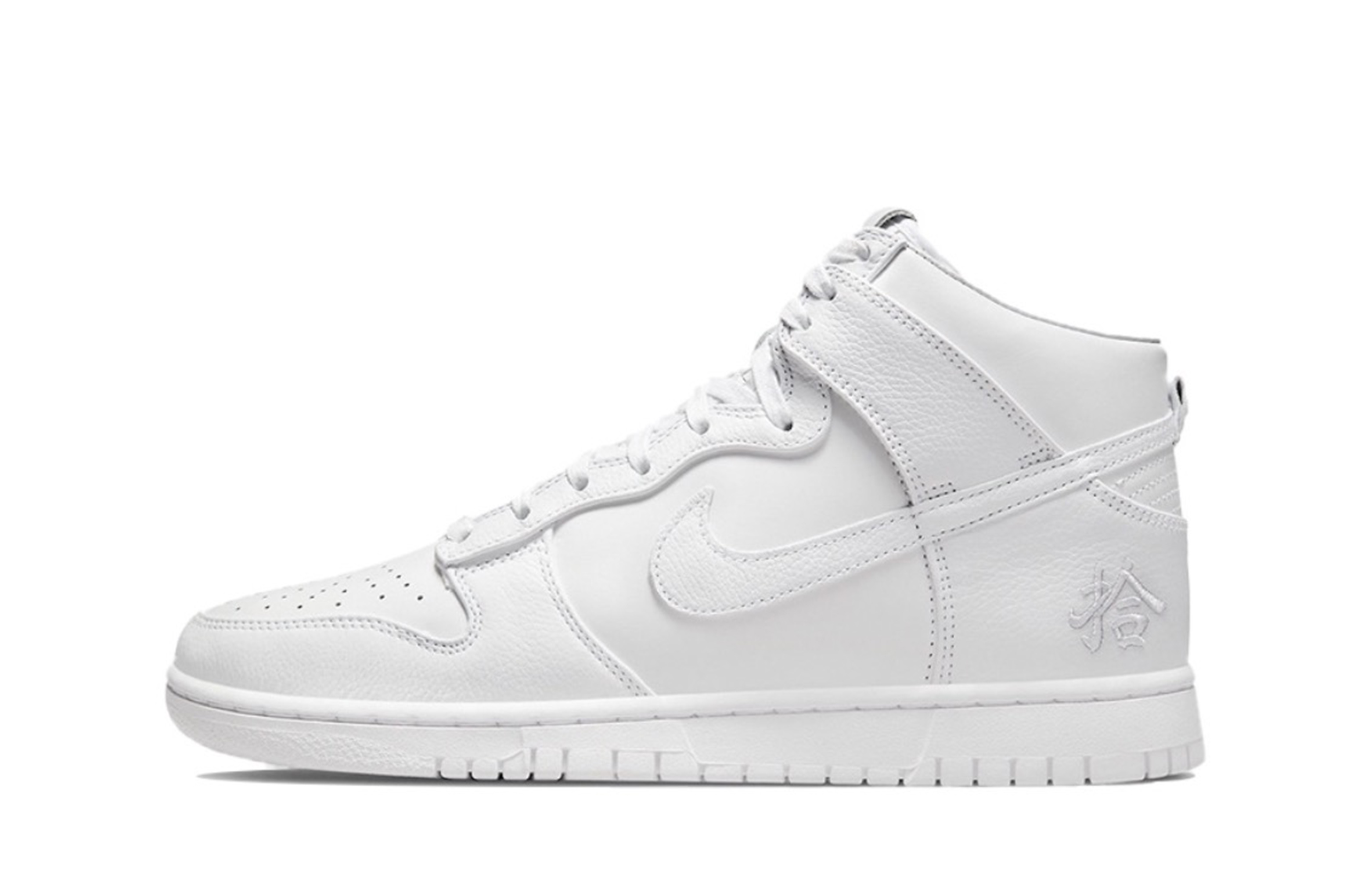 Кроссовки мужские Nike Dunk Retro PRM High-Top белые, черные, красные, 42 EU