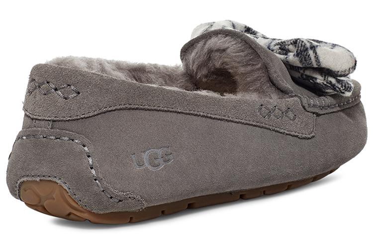 Мокасины женские UGG Ansley Plaid Bow серые, 36 EU