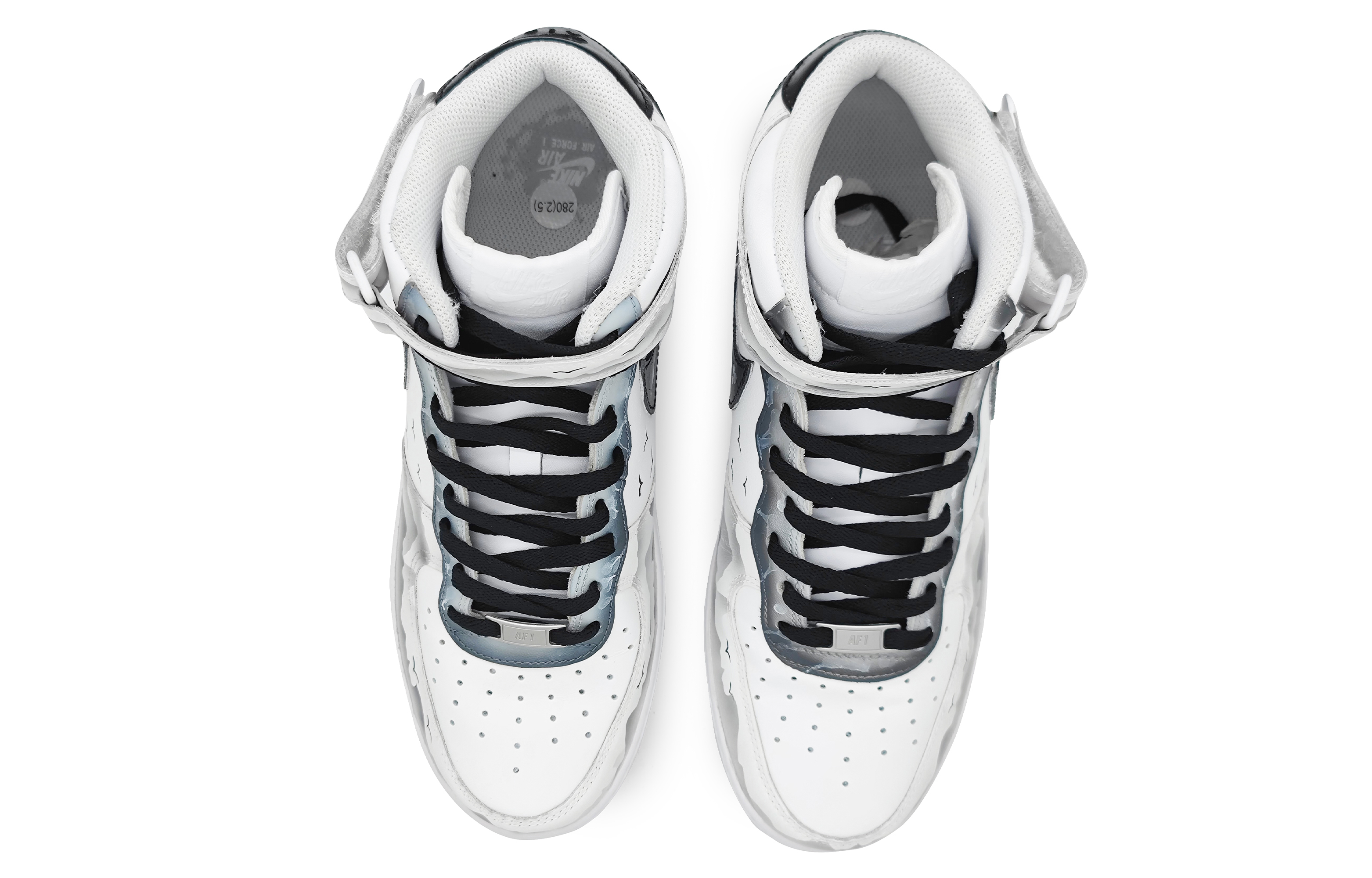 Кроссовки мужские Nike Air Force 1 '07 Mid черные, 42.5 EU