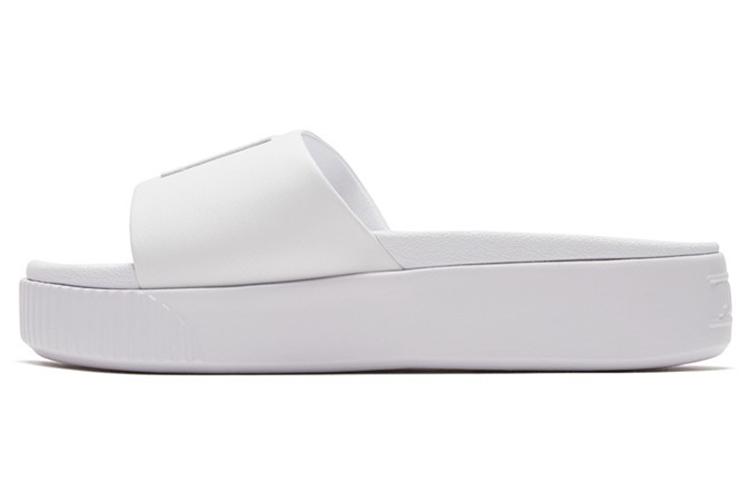 Шлепанцы женские PUMA Platform Slide белые, 39 EU