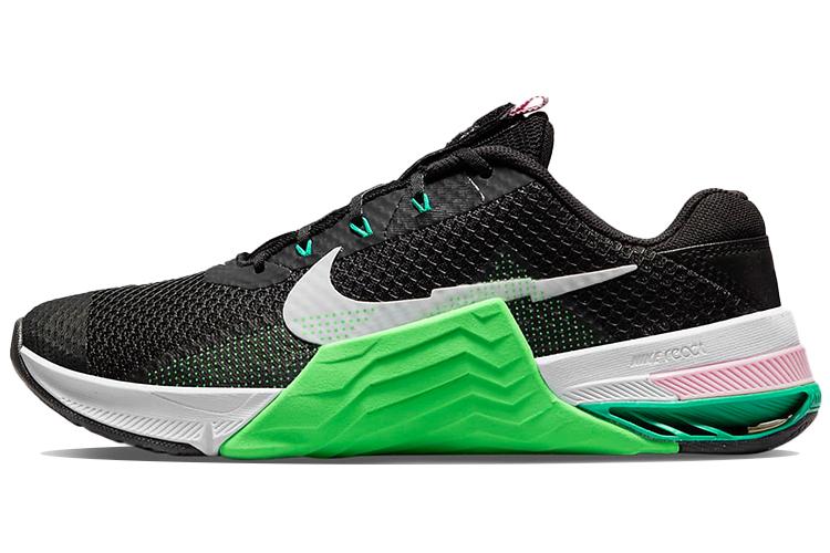 Кроссовки женские Nike Metcon 7 черные, зеленые