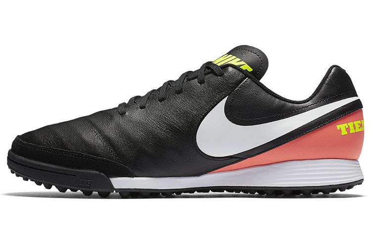 Бутсы мужские Nike TiempoX Genio 2 черные, оранжевые, 40 EU