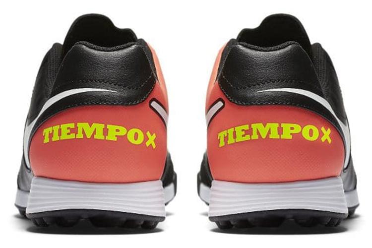 Бутсы мужские Nike TiempoX Genio 2 черные, оранжевые, 40 EU