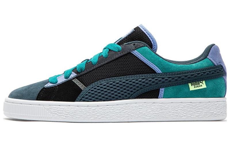 Кроссовки унисекс PUMA Suede Backpack teal-black, 36 EU