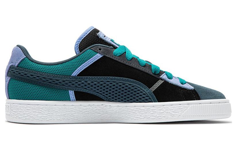 Кроссовки унисекс PUMA Suede Backpack teal-black, 36 EU