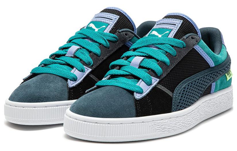 Кроссовки унисекс PUMA Suede Backpack teal-black, 36 EU