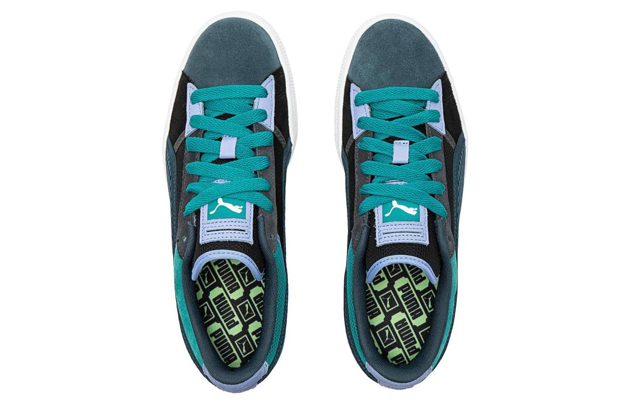 Кроссовки унисекс PUMA Suede Backpack teal-black, 36 EU