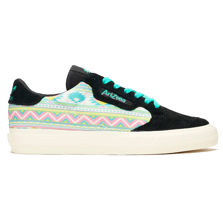 Кеды женские Adidas Continental Vulc черные, 38 2/3 EU