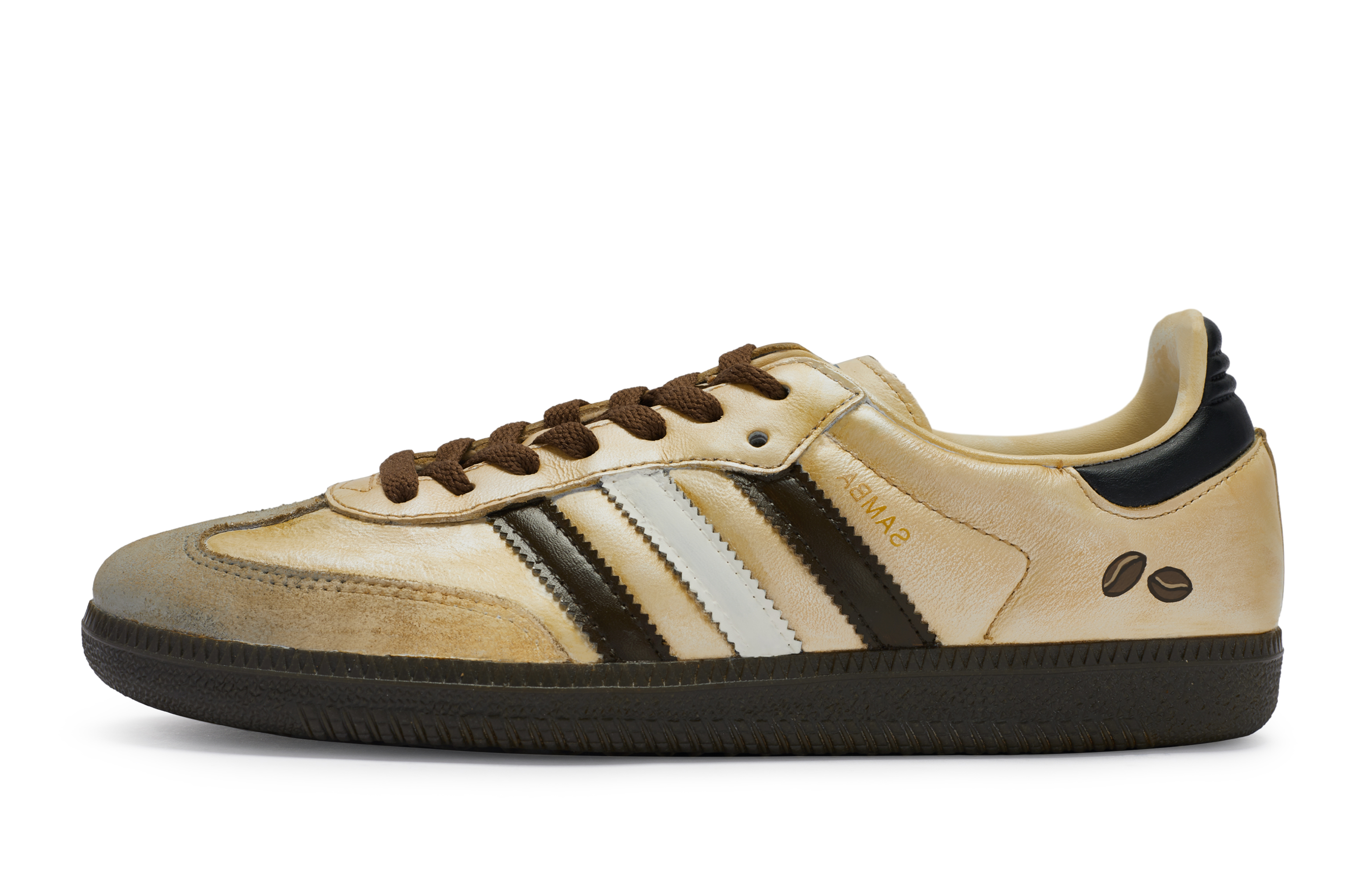 Кроссовки унисекс Adidas Samba OG Low Top коричнево-серые, 42 EU