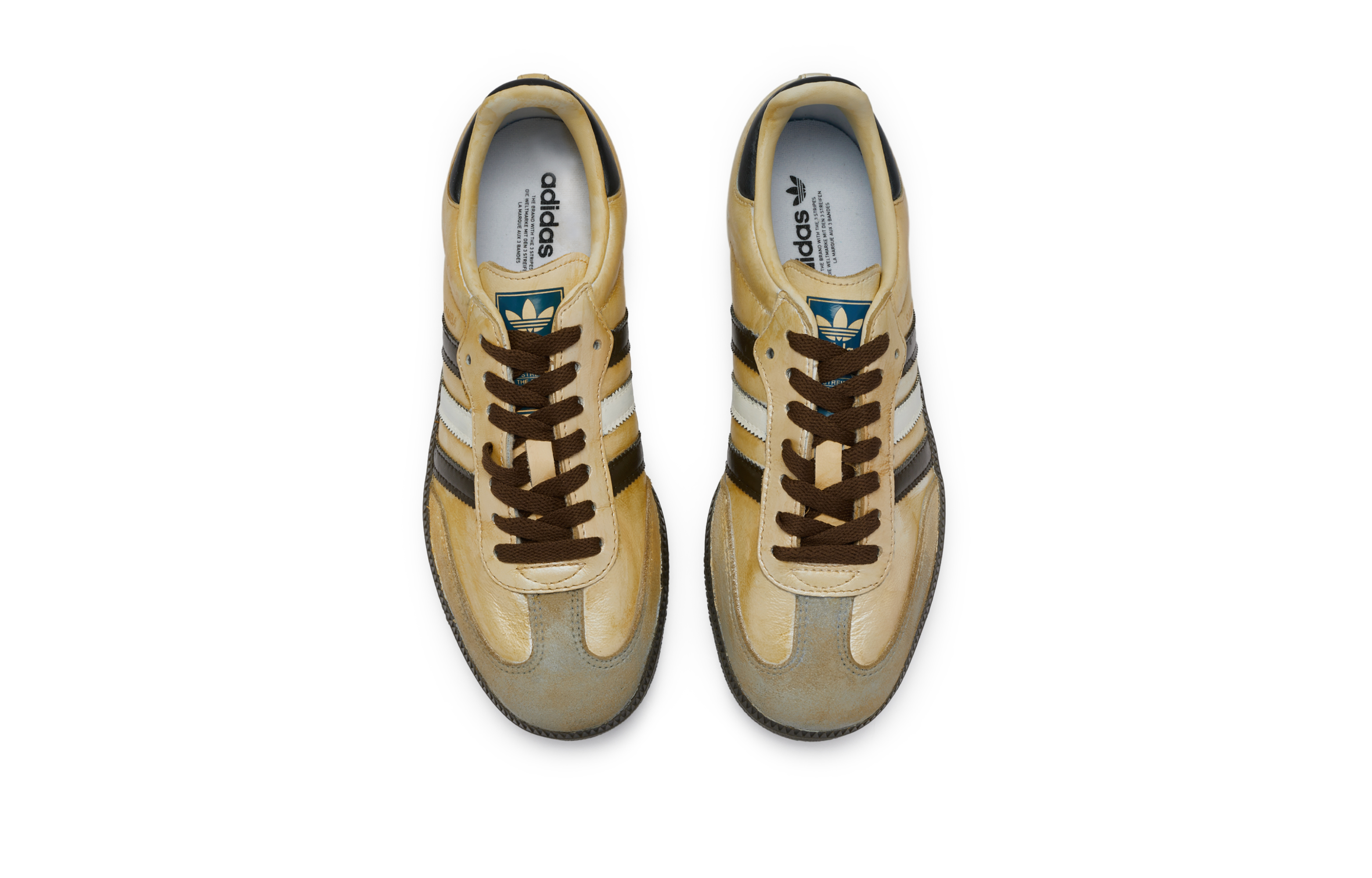 Кроссовки унисекс Adidas Samba OG Low Top коричнево-серые, 42 EU