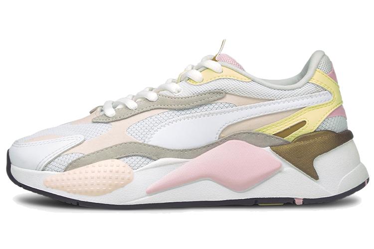 Кроссовки унисекс PUMA RS-X3 V2 белые-розовые