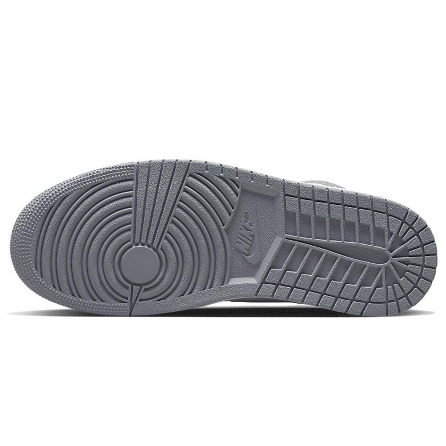 Кеды унисекс Jordan Air Jordan 1 серо-голубые, 36.5 EU