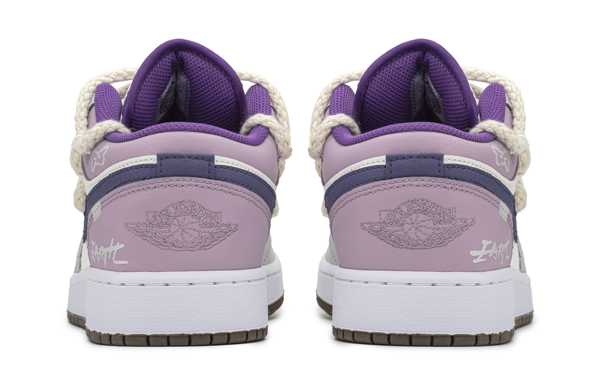 Кеды женские Jordan Air Jordan 1 Shock Absorbers лилак-серебристые, 36 EU