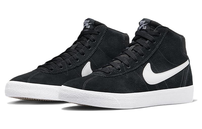 Кеды женские Nike Bruin High SB черные, белые, 39 EU