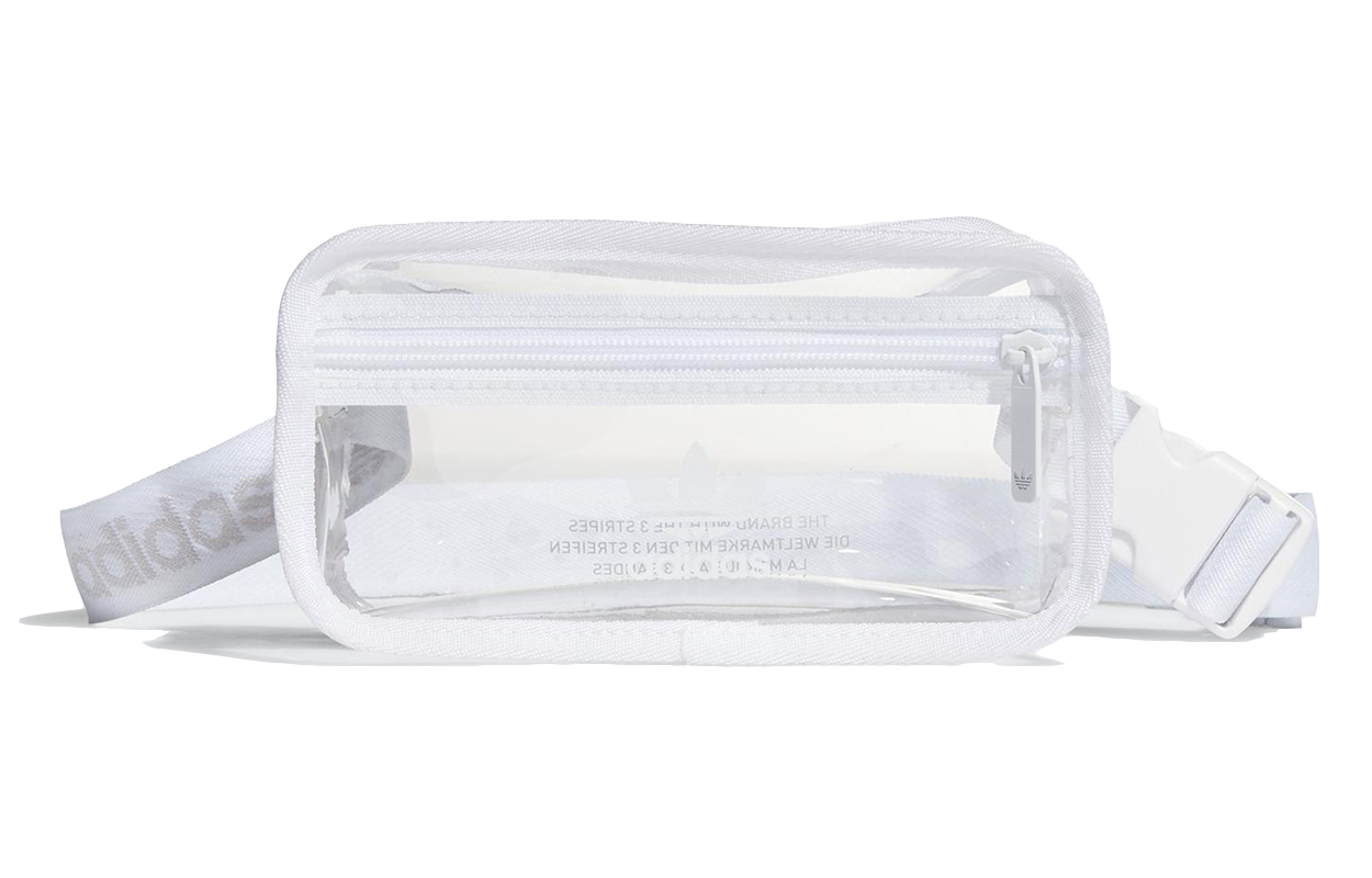 Сумка унисекс Adidas Originals TPU Film Sling Bag белая