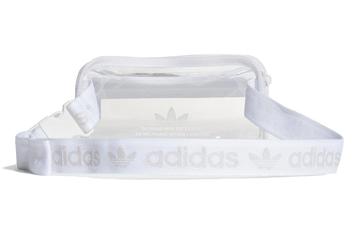 Сумка унисекс Adidas Originals TPU Film Sling Bag белая