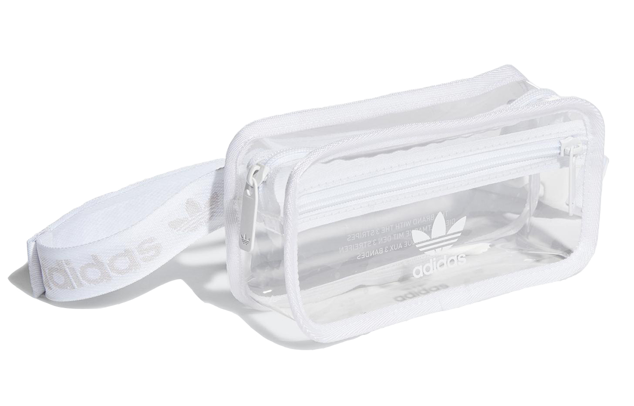 Сумка унисекс Adidas Originals TPU Film Sling Bag белая