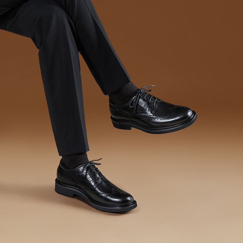 Туфли мужские THOM WILLS D285-1 черные, 45 EU