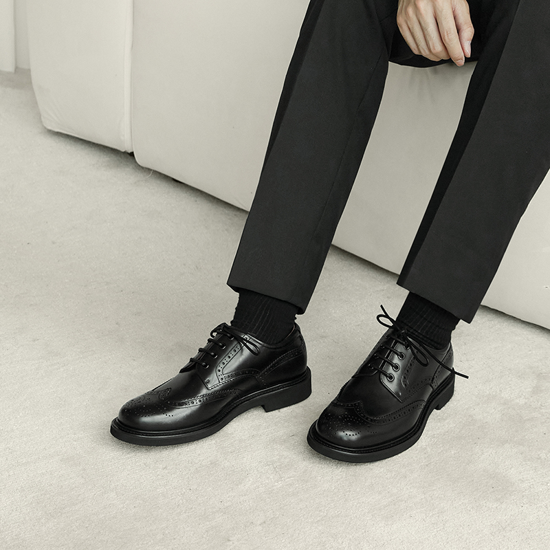 Туфли мужские THOM WILLS D285-1 черные, 45 EU