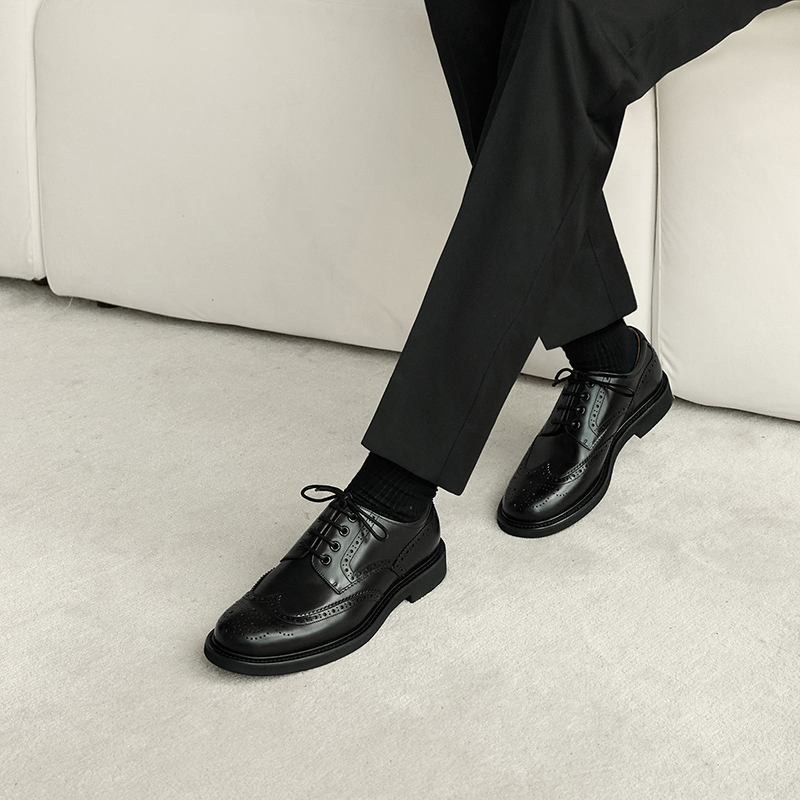 Туфли мужские THOM WILLS D285-1 черные, 45 EU