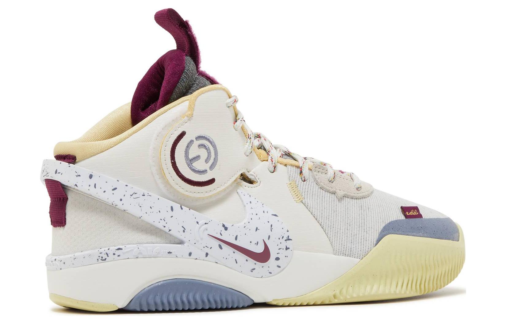 Кроссовки унисекс Nike Air Deldon Deldon Designs белые, серые, желтые, 40.5 EU