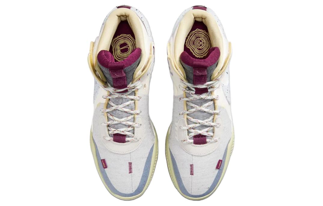 Кроссовки унисекс Nike Air Deldon Deldon Designs белые, серые, желтые, 40.5 EU