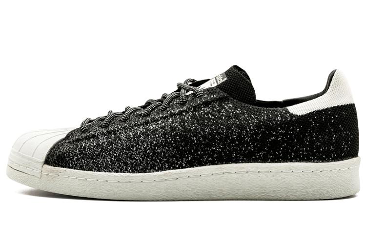 Кеды унисекс Adidas Superstar 80s Primeknit черные-белые, 45 1/3 EU