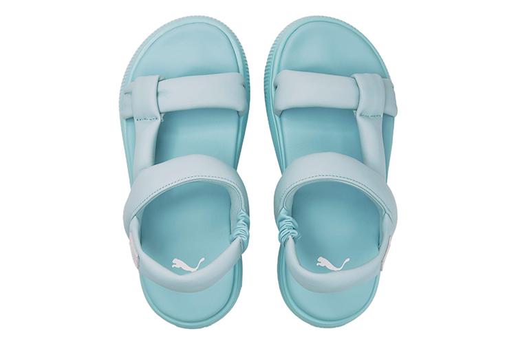 Сандалии женские PUMA Suede Mayu Summer Sandal aquamarine, 35.5 EU