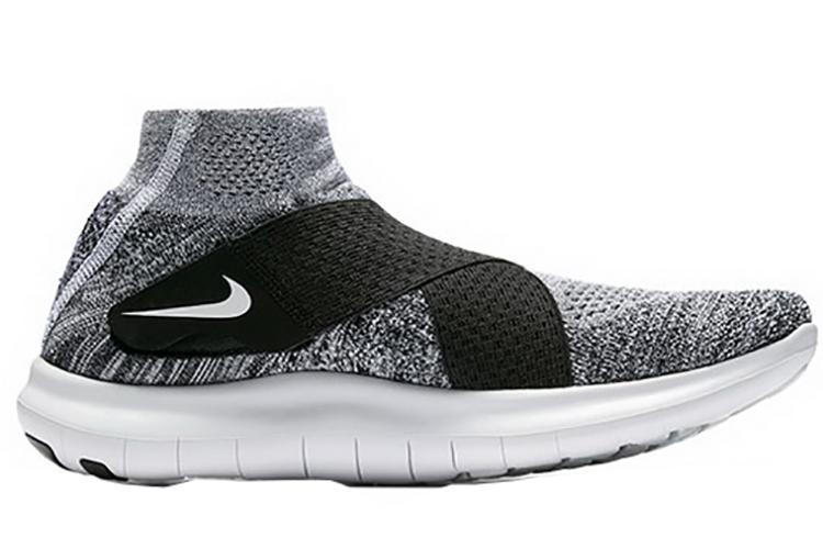Кроссовки женские Nike Free Rn Motion Flyknit 2017 черные, 35.5 EU