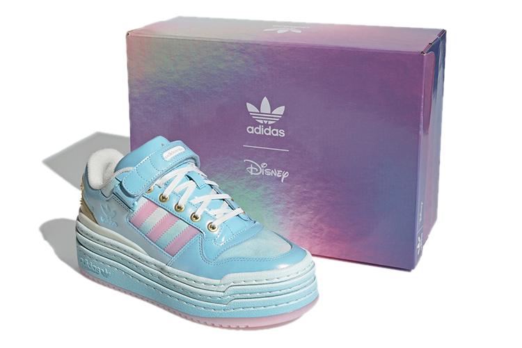 Кеды женские Adidas Triple Platforum Low Disney, синий-розовый, 36 EU