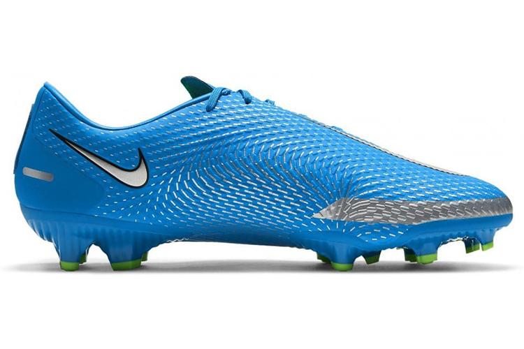 Футбольные бутсы мужские Nike Phantom GT Academy MG фото-голубой металлик, 39 EU