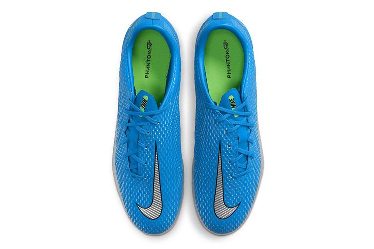 Футбольные бутсы мужские Nike Phantom GT Academy MG фото-голубой металлик, 39 EU