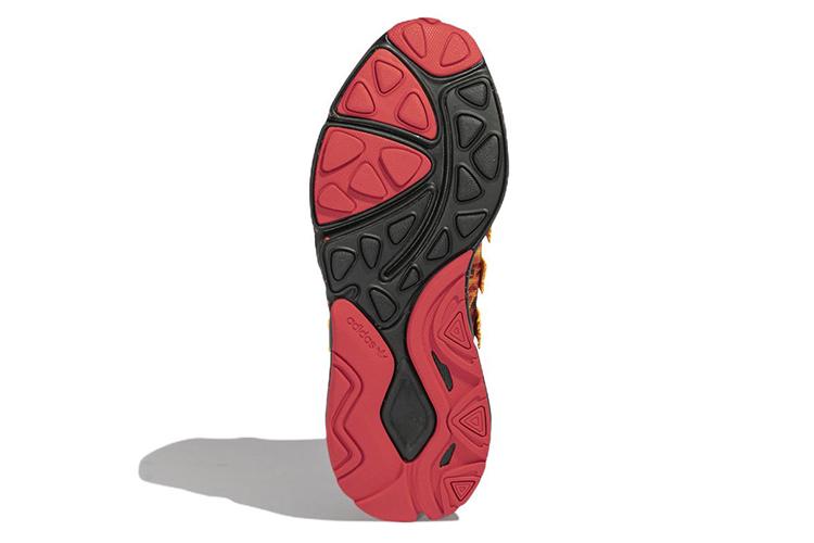 Кроссовки унисекс Adidas Lexicon Bait X Street Fighter Dhalsim черные-желтые, 36 2/3 EU