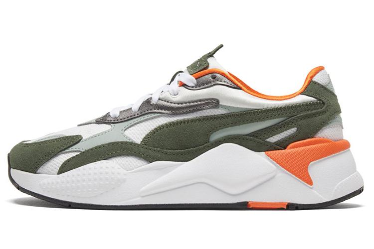 Кроссовки женские PUMA RS-X3 белые, зеленые, оранжевые, 35.5 EU