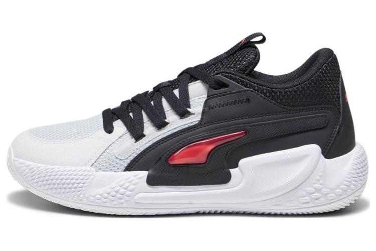 Кроссовки унисекс PUMA Court Rider 1.0 Chaos Team белые и черные, 47 EU