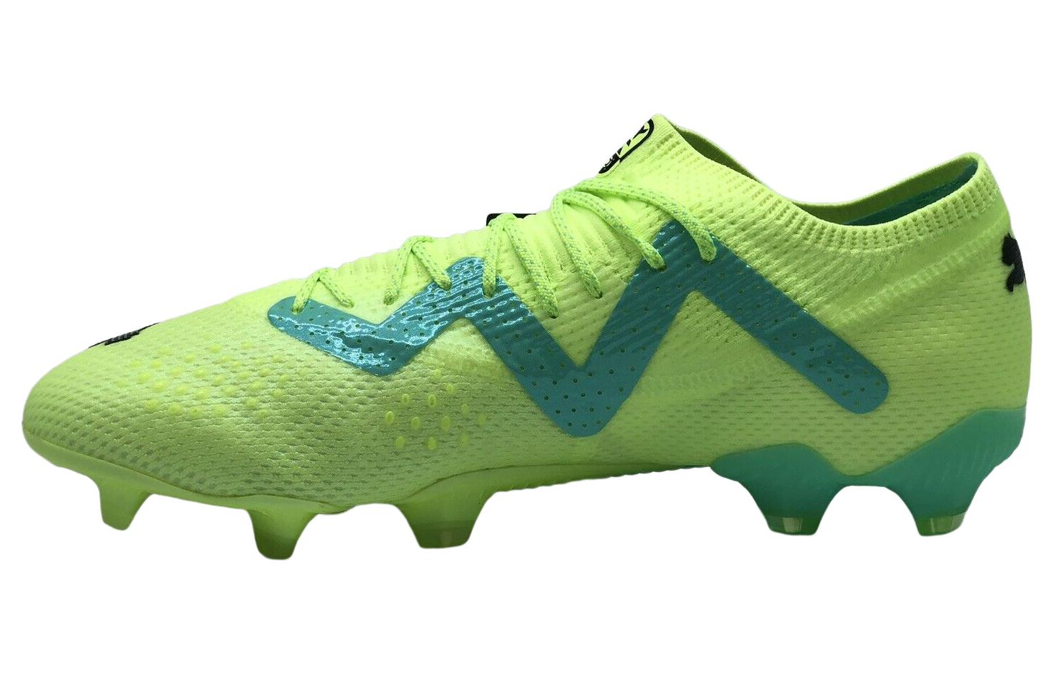 Футбольные бутсы мужские PUMA Future Ultimate Low FG/AG зеленые